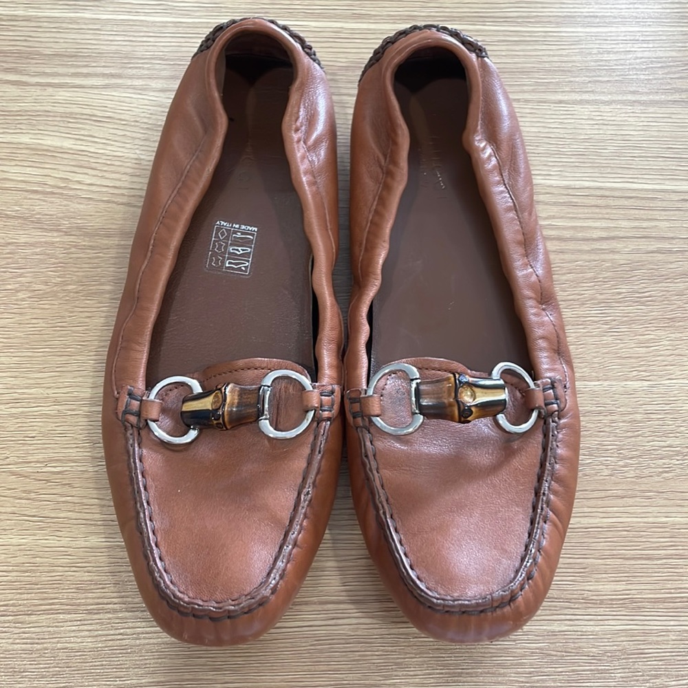 Gucci leather loafers